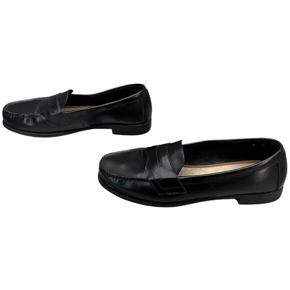 Eastland Classic II Black Patent Leather Slip On Penny Loafer Women 10 - Picture 3 of 8